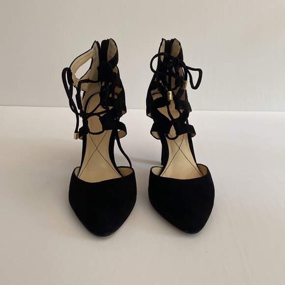 Isolá Black Suede Heels - Picture 3 of 3